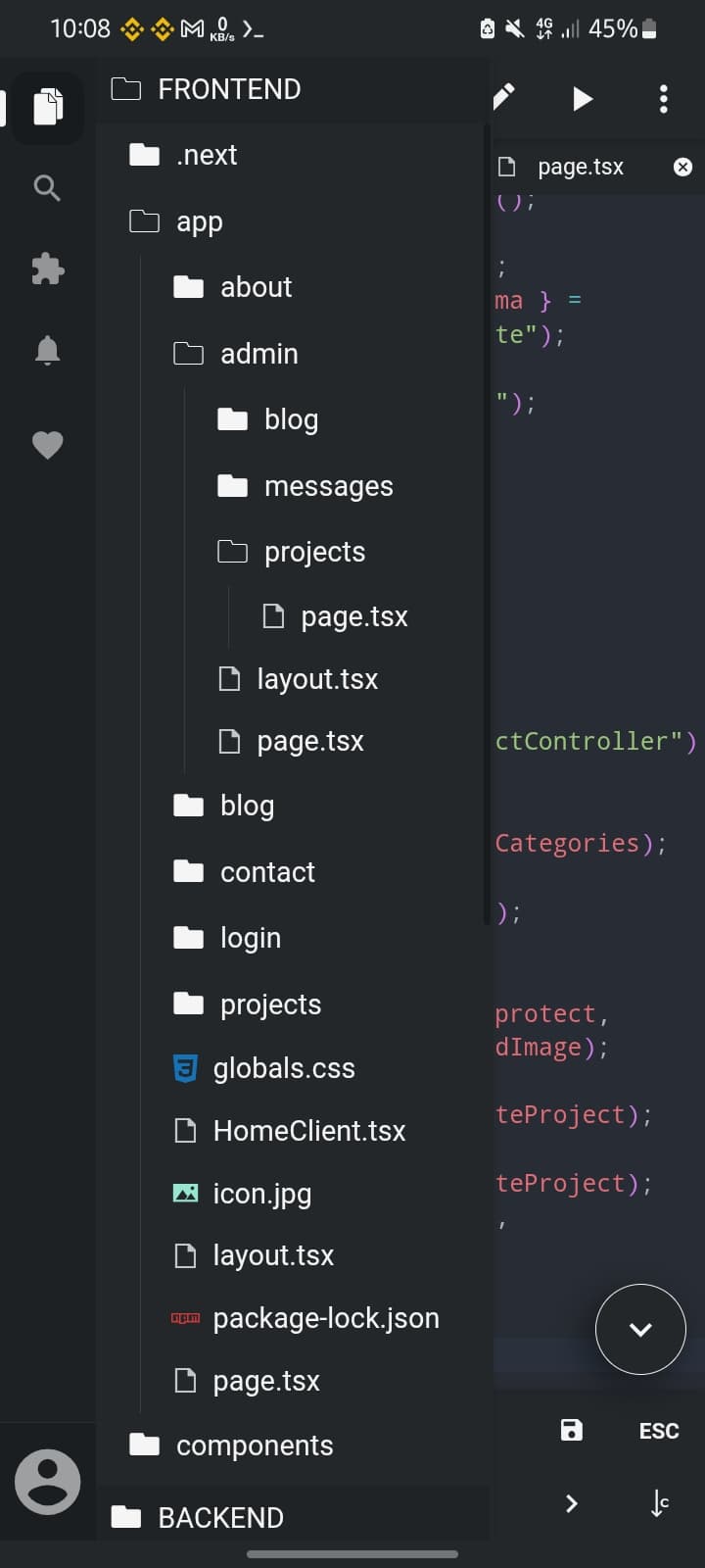 How I Turned My Android Phone into a Full-Stack Development Machine (Termux + Git + Acode + Next.js)